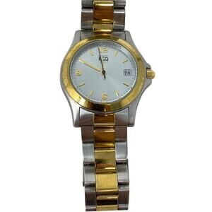 Esquire ESQ Swiss Mens Watch Stainless Steel Water Resistant Gold Silver Tone